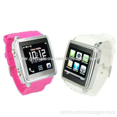 Watch phone, can answer calling and read SMS directly, it has built-in SIM card slot